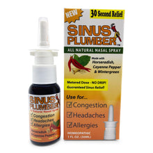 Load image into Gallery viewer, Sinus Plumber Pepper Nasal Spray – Allergy & Sinus Relief