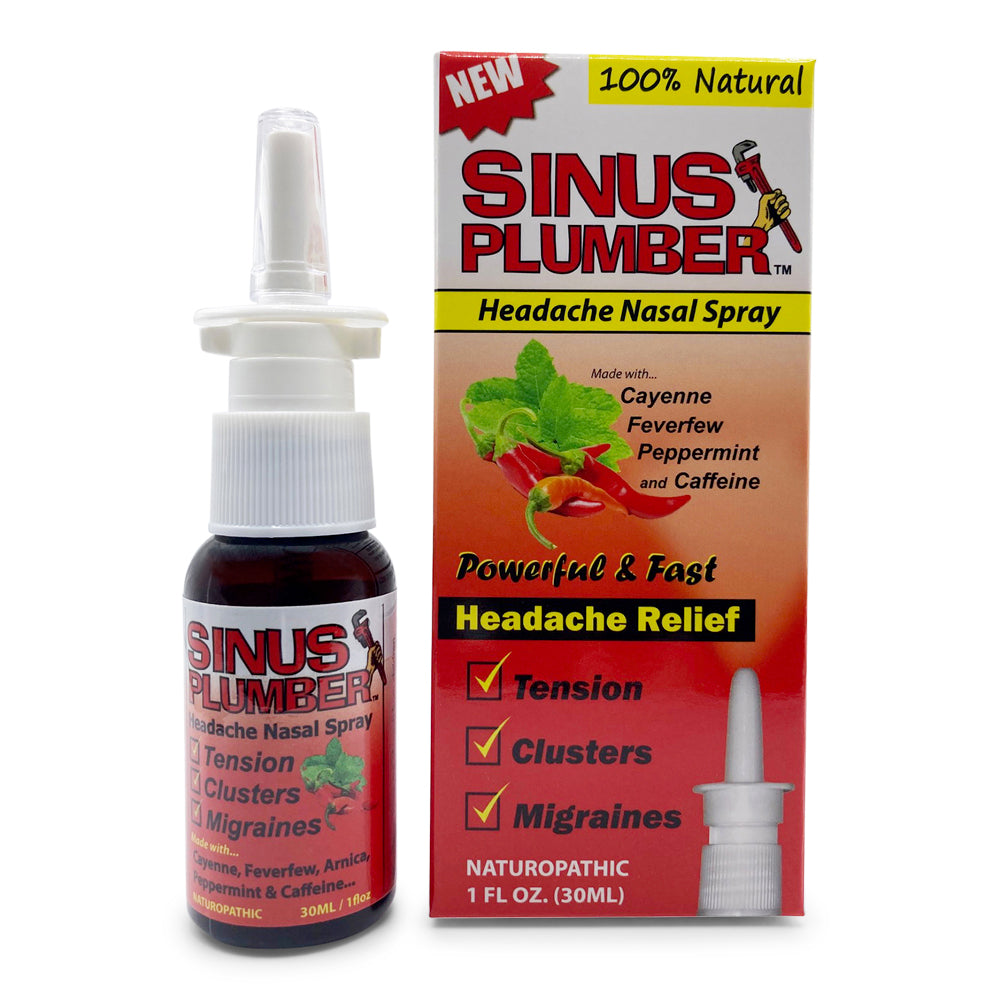 Capsicum Nasal Spray for Headache and Migraine Relief Sinus Plumber