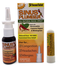 Load image into Gallery viewer, Sinus Plumber Pepper Nasal Spray and Inhaler Bundle