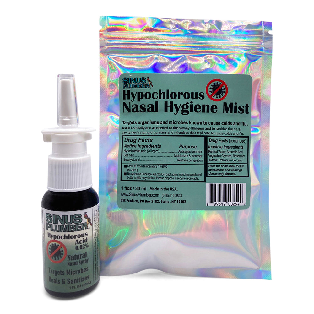 Hypochlorous Nasal Hygiene Spray for Cold and Flu