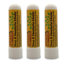 Load image into Gallery viewer, 3 Pack Sinus Plumber Nasal Inhalers for Allergy, Sinus, Headache Relief Bundle
