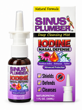 Load image into Gallery viewer, Sinus Plumber Iodine Nasal Spray | Cold Defense
