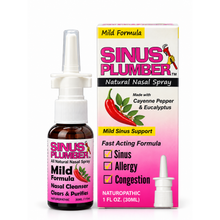 Load image into Gallery viewer, Sinus Plumber Mild Pepper Nasal Spray | Allergy &amp; Sinus Relief
