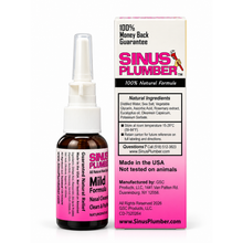 Load image into Gallery viewer, Sinus Plumber Mild Pepper Nasal Spray | Allergy &amp; Sinus Relief
