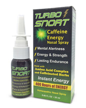 Load image into Gallery viewer, Turbo Snort Caffeine Nasal Spray for Energy &amp; Mental Focus
