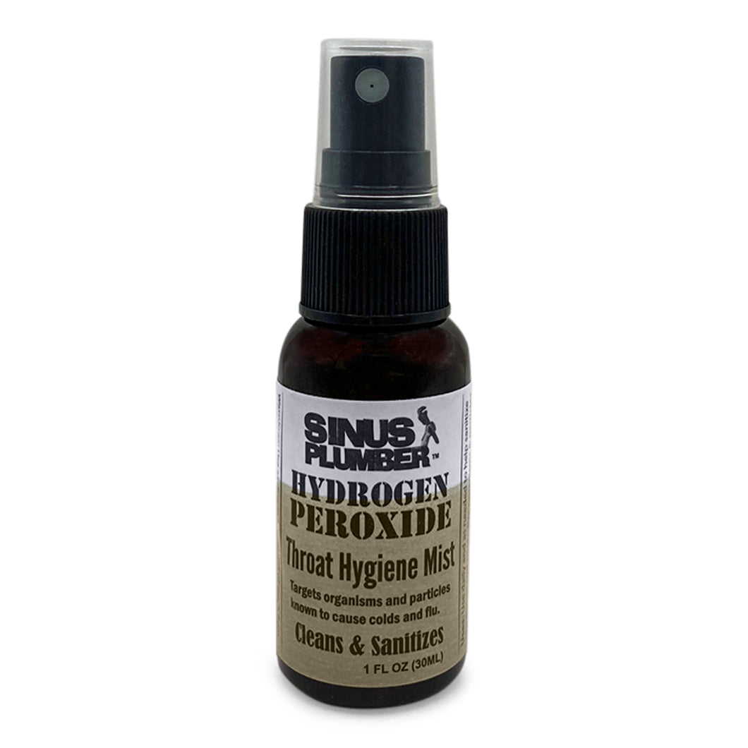 Hydrogen Peroxide Pepper Sore Throat Spray