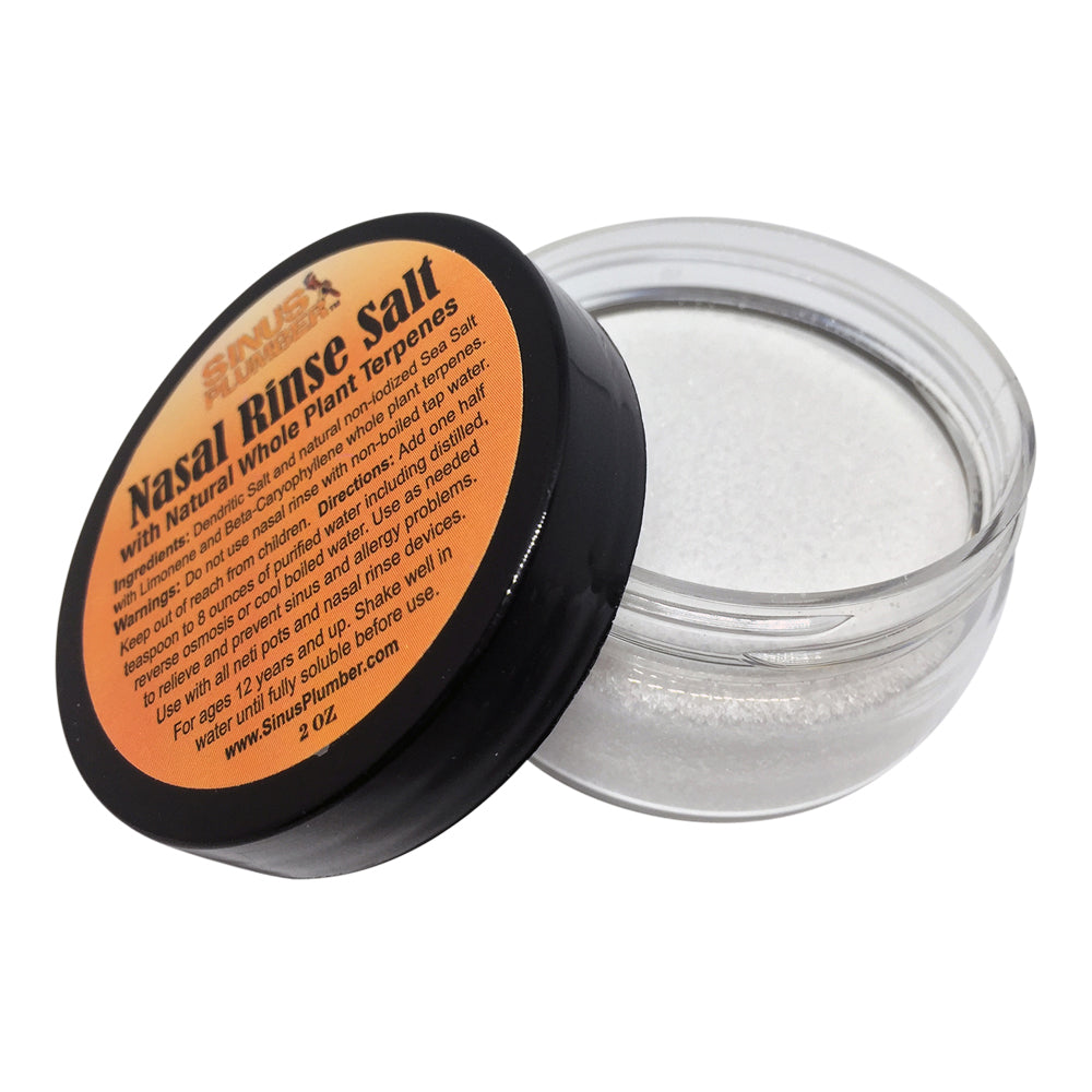 Nasal Rinse Salt with Antimicrobial Terpenes